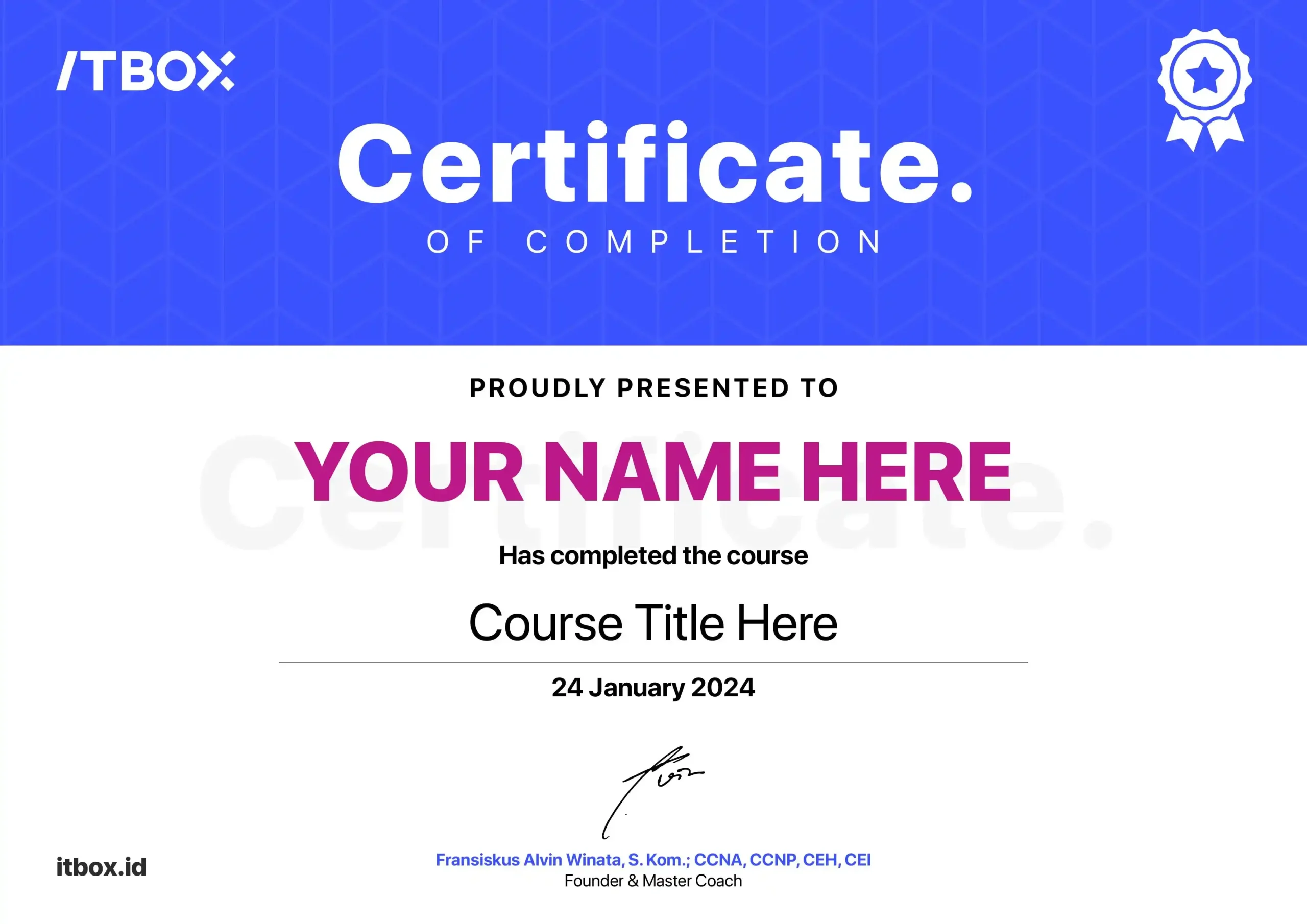 SERTIFIKAT CCA ITBOX