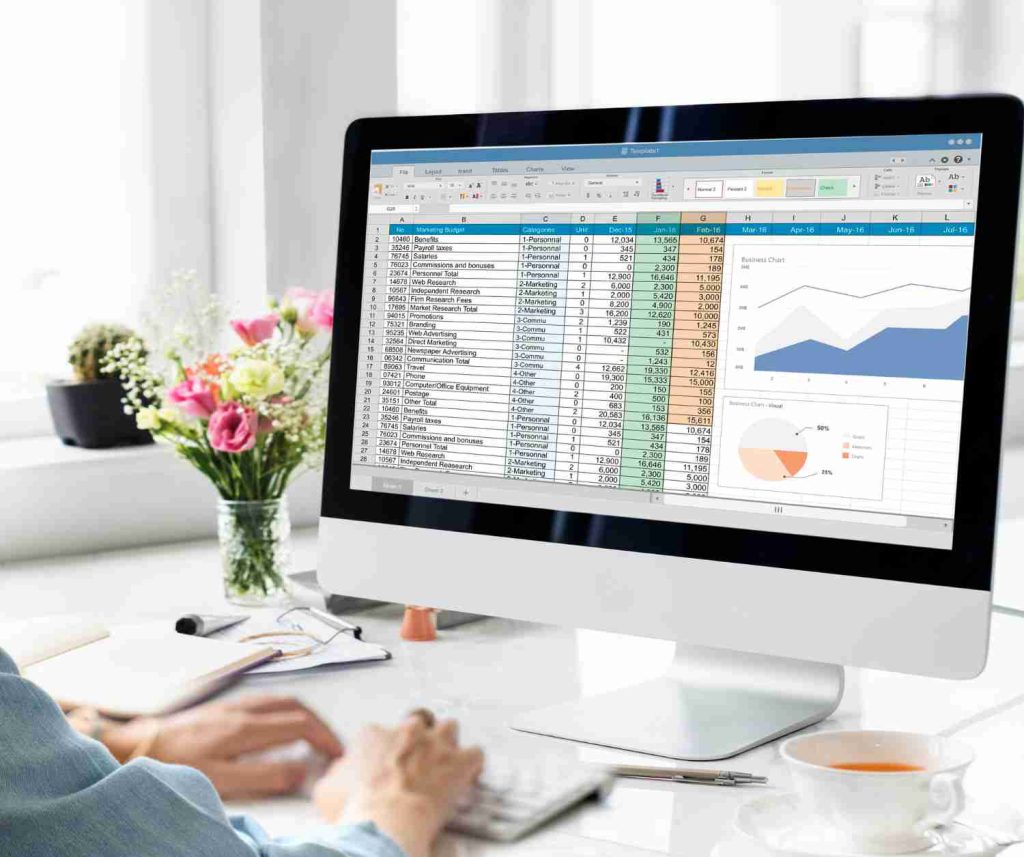 diagram di excel